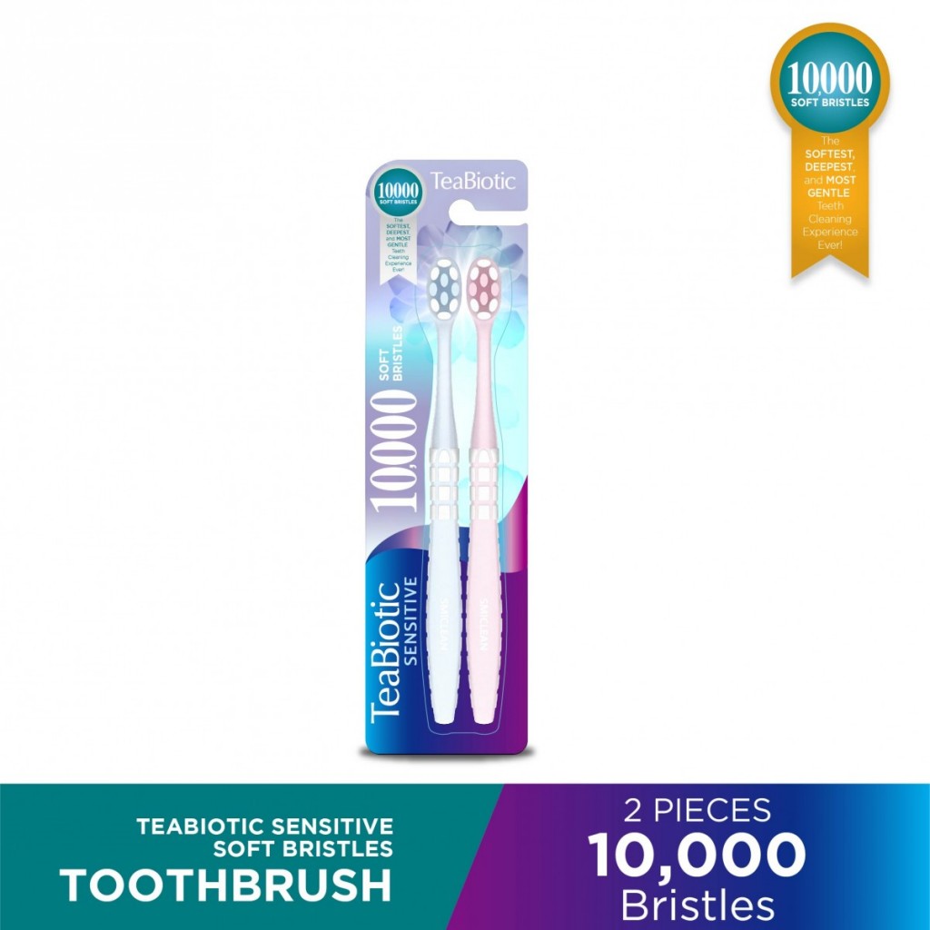 TeaBiotic Sensitive Toothbrush w 10 000 Bristles